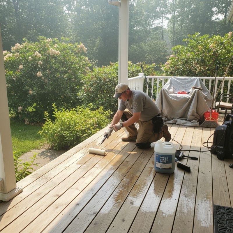 Deck Cleaning And Staining