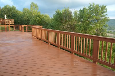 Clean, Stained Deck